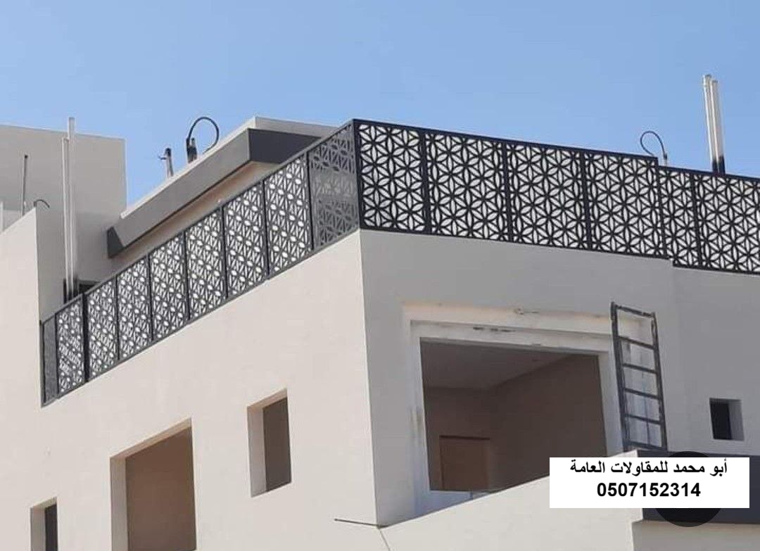 تنفيذ سواتر لكسان لمشروع سطح مبنى في الخبر